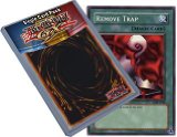 Deckboosters Yu Gi Oh : LOB-E048 Unlimited Edition Remove Trap Common Card - ( Blue-Eyes White Dragon YuGiOh Single Card )