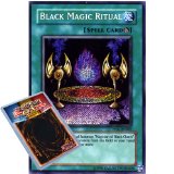 Yu-Gi-Oh : PP01-EN002 Black Magic Ritual Secret Rare Card - ( Premium Pack 1 YuGiOh Single Card )