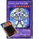Deckboosters Yu-Gi-Oh : PP02-EN009 Elemental Hero Terra Firma Secret Rare Card - ( Premium Pack 2 YuGiOh Single Card )