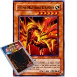 Yu-Gi-Oh : PTDN-EN087 1st Ed Prime Material Dragon Super Rare Card - ( Phantom Darkness YuGiOh Single Card )