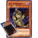 Yu-Gi-Oh : SDDE-EN014 1st Ed D.D. Survivor Common Card - ( Dark Emperor YuGiOh Single Card )