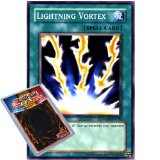 Deckboosters Yu-Gi-Oh : SDDE-EN026 1st Ed Lightning Vo#rtex Common Card - ( Dark Emperor YuGiOh Single Card )