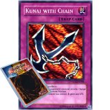 Deckboosters Yu-Gi-Oh : TDGS-EN098 Unlimited Ed Kunai with Chain Super Rare Card - ( The Duelist Genesis YuGiOh S