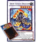 Deckboosters YuGiOh : CSOC-EN040 Unlimited Ed Iron Chain Dragon Rare Card - ( Crossroads of Chaos Yu-Gi-Oh! Single Card )