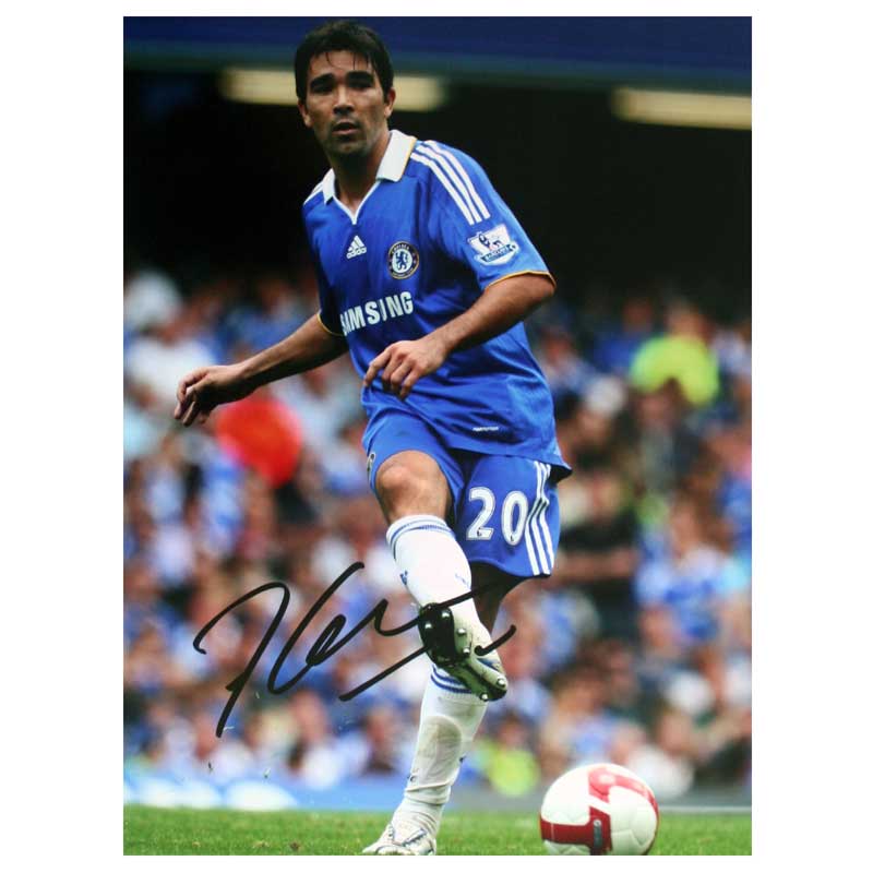 Deco Signed Photo - In Action For Chelsea