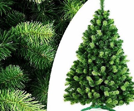 DecoKing 120 cm / ~ 4 ft Handmade Artificial Christmas Tree Fir Tree with Stand Daria