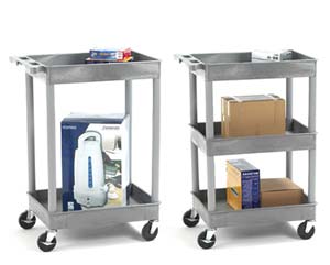 Deep shelf trolleys