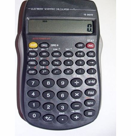 Deet TM14 - Scientific Calculator Battery Powered. 10 Digit Display, Handy Size, Perfect for Home Office Desk, School, Maths, Accountancy and Finance etc. Easy to Use Brand New. **Batteries included**