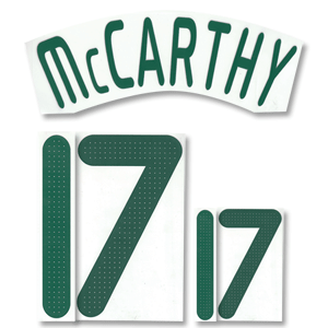 07-09 South Africa Home McCarthy 17 Name and