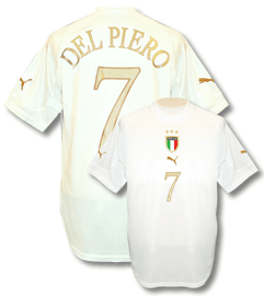 Del Piero 2478 Italy away (Del Piero 7) 04/05