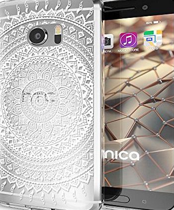 delightable24 Premium Protective Case TPU Silicone HTC 10 Smartphone - Mandala White