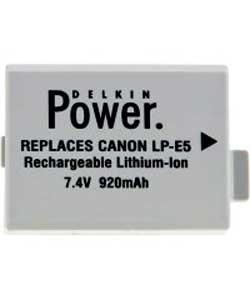 Delkin Canon Rechargeable Battery Li Ion LPE5