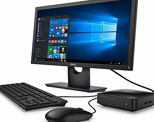 Dell Inspiron 3050 Micro Desktop (Intel Celeron J1800, 2GB RAM, 32GB SSD) with 20 inch Dell Monitor, Keyboard and Mouse