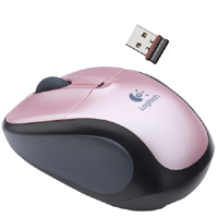 dell Logitech M305 Cordless Mouse - Flamingo Pink