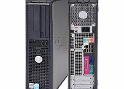 Dell Optiplex - Intel Pentium D - 2GB Ram memory - 160GB Hard drive - CDRW/DVDROM (Combo) - Wireless Internet Ready - Windows XP Pro SP3