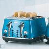 DeLonghi 4 Slice Icona Blue Toaster CT04003