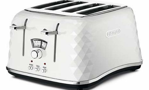 DELONGHI Brilliante White Toaster