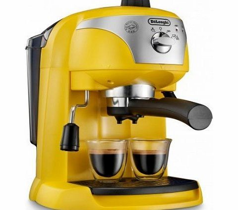 DeLonghi  Motivo Espresso Coffee Maker Yellow (Delonghi yellow motivo traditional pump espresso machine)