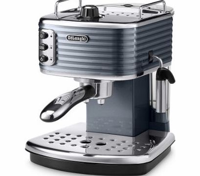 DeLonghi  Scultura Traditional Pump Espresso Coffee Machine, 1100 W, Grey