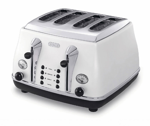 Icona 4 Slice Toaster White