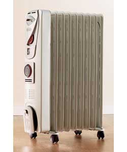 Oil Filled Radiator with Timer 2kW