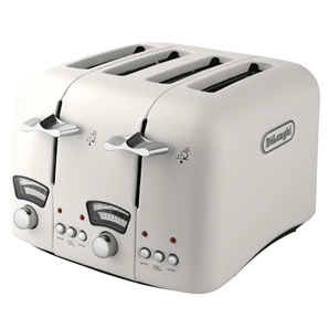 Toaster- Argento CT04E- Cream- 4-Slice