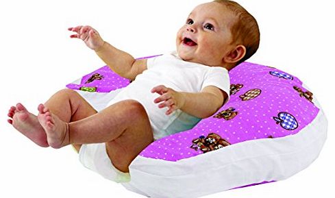 Delta Baby Comfy Big Multi-Use Breastfeeding Pillow for Newborn (Blue)