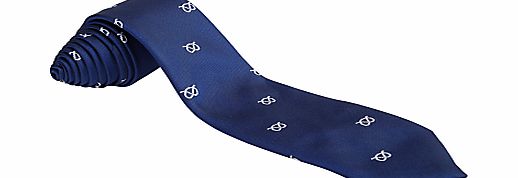 Denbigh School Unisex Tie, Blue