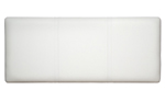 Denver Faux Leather 2and#39;6 Headboard - White