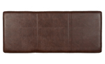 denver Faux Leather 4and#39;0 Headboard - Brown