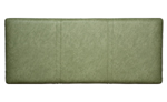 denver Faux Leather 4and#39;6 Headboard - Light Green