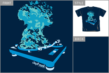 (Explosive Beats) Navy T-Shirt