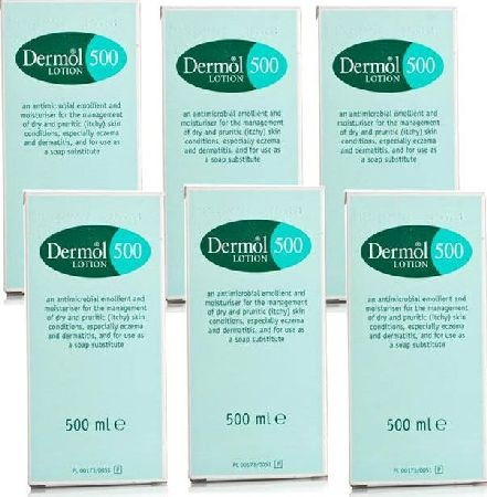 Dermol, 2102[^]0104302 500 Lotion 500ml - 6 Pack