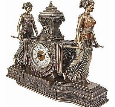 Design Toscano WU75563 Versailles Maidens Sculptural Mantel Clock