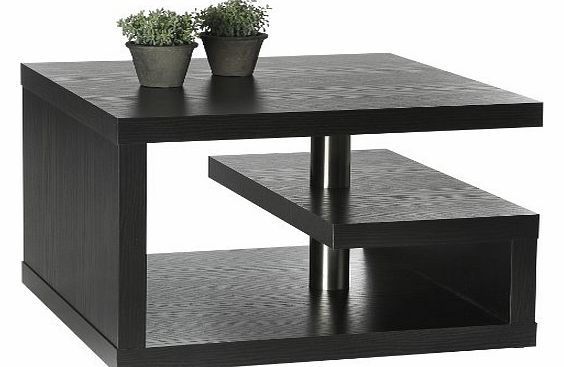 Designa Furniture Designer Lamp Table, 38 x 60 x 60 cm, Black