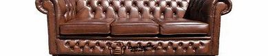 Designer Sofas4u Chesterfield 3 Seater Antique Tan Leather Sofa Settee Offer