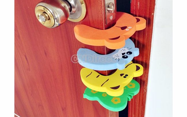 Desire 4x Baby safety Door Jammer Guard Finger Protector Stoppers- cute animal designs