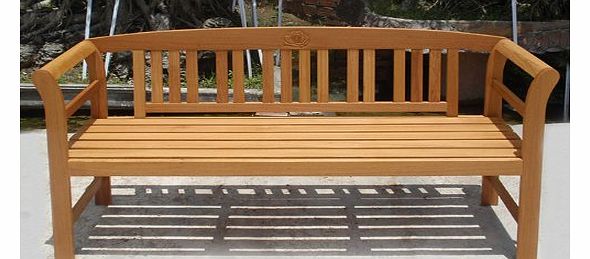 Wooden Garden Bench Hardwood Outdoor Patio Seater 162cm