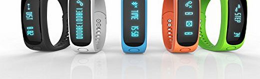 E02 Sport bluetooth bracelet smart watch healthy Silicone Wristband Time/Caller ID/alarm/Pedometer Sleep Monitor for IOS Android Blue Color Standard USB Plug charger On Computer USB port