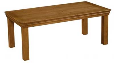 French Style Oak Oblong Coffee Table