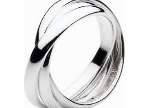 Womens Sterling Silver Russian Wedding Ring 2006HPR