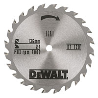 DEWALT 136x10mm 24T TCT Circular Saw Blade