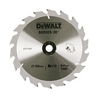 DEWALT 184x16mm 18T TCT Circular Saw Blade