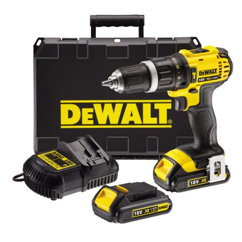 DeWalt 18V Lithium-Ion 2-Speed Combi Drill Complete with Batteries