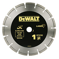 DEWALT 230x22.2mm Diamond Blade Medium/Hard