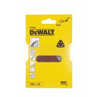 DEWALT 93 x 93mm 120 Grit Detail Sanding Sheets Pack of 10