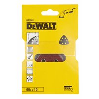 DEWALT 93 x 93mm 60 Grit Detail Sander Sheets Pack of 10