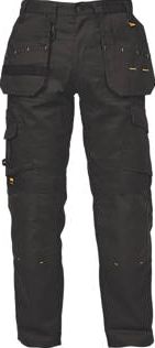 Dewalt, 1228[^]8115F Pro Tradesman Trousers Black 36`` W 33``