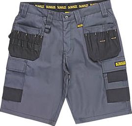 Dewalt, 1228[^]4523J Ripstop Multi-Pocket Shorts Grey / Black