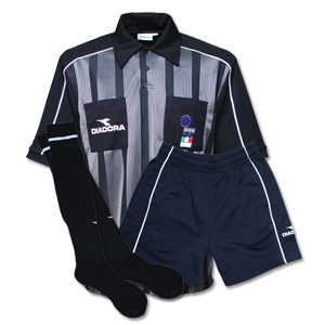 Diadora 00-01 Referee Shirt/Short/Socks (Blk)